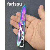 Alaska SDR-73X Mini Gökkuşağı Katlanır Çakı - Ultra Kompakt EDC Bıçak, 49 gr Hafiflik - 5