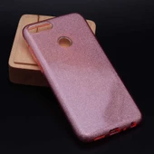 Huawei P Smart Kılıf Zore Shining Simli Silikon Kılıf thumbnail 5