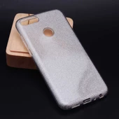 Huawei P Smart Kılıf Zore Shining Simli Silikon Kılıf thumbnail 8