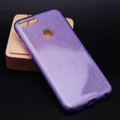 Huawei P Smart Kılıf Zore Shining Simli Silikon Kılıf thumbnail 7