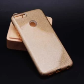 Huawei P Smart Kılıf Zore Shining Simli Silikon Kılıf thumbnail 3