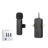 Kablosuz Mikrofon 3.5 Mm + Type-C + Lıghtnıng Siyah HDX2781 - 1