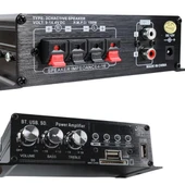 MagicVoice YW-406L 12 Volt 100 Watt Motosiklet Bluetooth Amfi USB/SD 2 Kanal Pazarcı - Anfi (154X80X42Mm) - 3