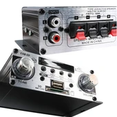 MagicVoice YW-191L 12 Volt 100 Watt Motosiklet Bluetooth Amfi USB/SD 2 Kanal Pazarcı - Anfi (125X95X40mm) - 2