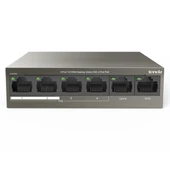 Tenda TEF1106P 2 x Uplink + 4 Port Poe Ethernet Switch 63 Watt - 3