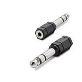 6.5 Mm To 3.5 Mm F Çevirici Enstruman Gitar Siyah HDX1265 - 1
