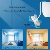 TriLine Split Klima Çarpma Önleyici Hava Kalkanı Ayarlanabilir Delikli Klima Siperliği Aparatı thumbnail 2