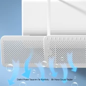 TriLine Split Klima Çarpma Önleyici Hava Kalkanı Ayarlanabilir Delikli Klima Siperliği Aparatı thumbnail 5