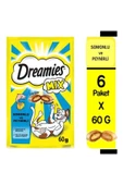 Dreamies Mix Somonlu Ve Peynirli Kedi Ödül Bisküvisi 60 G 6 Adet - 1