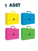 Noki Kulplu Kutu Klasör Renkli 3202Rk - 1