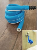 Wc Hortummatik Spiral Taharet Hortumu (Mavi-Beyaz) - 1