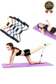 Özel Üretim Spor Aleti Kas Açma Germe Dayanıklı Pilates Jimnastik Yoga Egzersiz Direnç Lastiği - 3