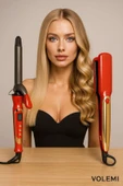Volemi V-0095 Profesyonel 2'si 1 Arada Saç Şekillendirici – Düzleştirici thumbnail 2