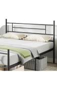 Özgök Tarım CNDHOME Metal Karyola HSN Metal Karyola Siyah Renk, Çift Kişilik, Ölçü Seçenekli 140x190 - 2