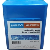 Superpool Haplı Ph-Cl Test Kiti-pH and Cl Test Kit-Tablet-ToptancıyızBiz thumbnail 2