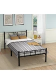 Özgök Tarım ÖZGÖK TARIM Metal Karyola, CNS Başlıklı Metal Karyola Siyah Renk, Tek ve Çift Kişilik,Ölçü Seçenekli 90x200 thumbnail 4