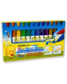 Dong-A Jumbo Yıkanabilir Keçeli Boya Kalemi 12 Renk - 1