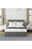 Özgök Tarım HSN Çift Kişilik Sandıklı Baza Başlık Seti RENK SEÇENEKLİ (YATAK DAHİL DEĞİLDİR) 140x200 - 1