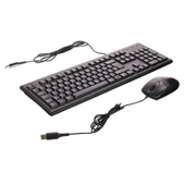 A4TECH KM-72620D Q Türkçe Kablolu Siyah Klavye+Mouse - 1