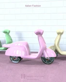 Metalmorphose Scooter Anahtarlık Pembe thumbnail 5