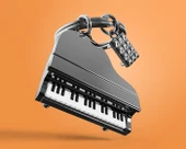 Metalmorphose Piyano Anahtarlık thumbnail 3