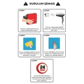 Çift Taraflı Silikon Bant Montaj Bandı Şeffaf 10 mm x 5 Metre Güçlü Çok Amaçlı Yapıştırıcı 1 Adet thumbnail 3