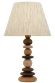 AVONNI ML-60245-1E Eskitme Kaplama Masa Lambası E27 Metal Ahşap 35cm - 1