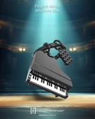Metalmorphose Piyano Anahtarlık thumbnail 5