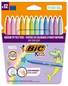 Bic Kids Couleur Keçeli Boya Kalemi Pastel Renkler 12Li - 1