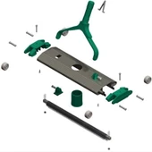 GEMAŞ Vakumlu Havuz Süpürgesi 2 inç Geçme Klipsli Model 456 mm-ToptancıyızBiz thumbnail 2