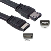 Sata to Esata data kablosu E-SATA SATA kablo 50 cm thumbnail 3