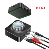 mikro hafıza kart girişli Bluetooth 5.1 kablosuz Ses Alıcısı - 2