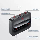 Bluetooth 5.0 Çoklu kablosuz alıcı-verici düşük gecikmeli aux girişli thumbnail 4