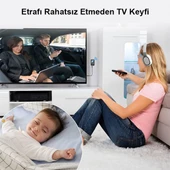 Bluetooth 5.0 Verici ve Alıcı Ekranlı  Kablosuz Ses Aktarım Adaptörü thumbnail 2