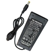 12V 7A  5.5*2.5mm Standart uç adaptör 12 volt 7 amper AC-DC Adaptör thumbnail 1