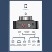 mikro hafıza kart girişli Bluetooth 5.1 kablosuz Ses Alıcısı - 4