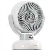 Everest EFN12 Krem 1200mAh 3 Hız Kademe Led Işıklı Retro Masaüstü Usb Fan thumbnail 1