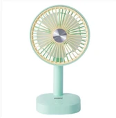 Everest EFN-510 Yeşil- Sarı 1200mAh 5 İnç 3 Hız Kademeli Dönebilen Masaüstü Usb Fan thumbnail 1