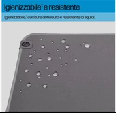 HP 100 8X594AA Sanitizable Mouse Pad (230 x 200 x 2 mm) Gri Renk thumbnail 2