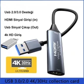 hdmı to usb 3.0 -Type C capture kart 4k HD Video Yakalama Kartı 4k 1080p thumbnail 3