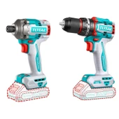 Şarjlı Akülü Vidalama Matkap 2'li Set 20 V 4.0 Ah Batarya Darbeli Vidalama Matkap Vida Sıkma Sökme thumbnail 2