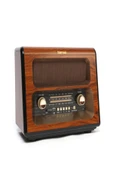 ULTRATEKNO Retro Analog Radyo MD-1910BT Şarjlı Nostaljik Radyo Bluetooth Fm Radyo USB SD MP3 - 1