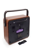Kemai MD-511BT Nostaljik görünümlü Ahşap Radyo Bluetooth Hoparlör USB TF FM Radyo - 7