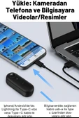 QASUL 1080P Cep Mini Spor Vücut Kamerası Taşınabilir Kask Vlog Kamera  Wifi Kablosuz APP Kontrol - 8
