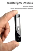 ULTRATEKNO KB60 Dijital Mini Ekranlı 32GB Ses Kayıt Cihazı MP3 Çalar Ders Kaydı Röportaj Kaydı - 2