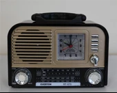 Everton RT-670 Bluetooth Usb-Micro Sd Saatli Nostaljik Radyo thumbnail 2