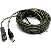 Class 10 Metre USB Uzatma Kablosu 10M Extension Cable Güçlendirilmiş USB Uzatma Dişi Erkek USB Kablo thumbnail 3