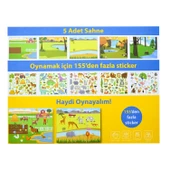 Lino Tekrar Kullanılabilen Sticker Pad Hayvanlar (LS-600) thumbnail 2