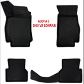 Audi A-6 2018 ve Sonrası 4D Premium Havuzlu Paspas-Kaydırmaz Taban - 1