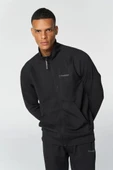 Hummel Evon Zip 921678-2001 Siyah Erkek Eşofman Üstü - 1